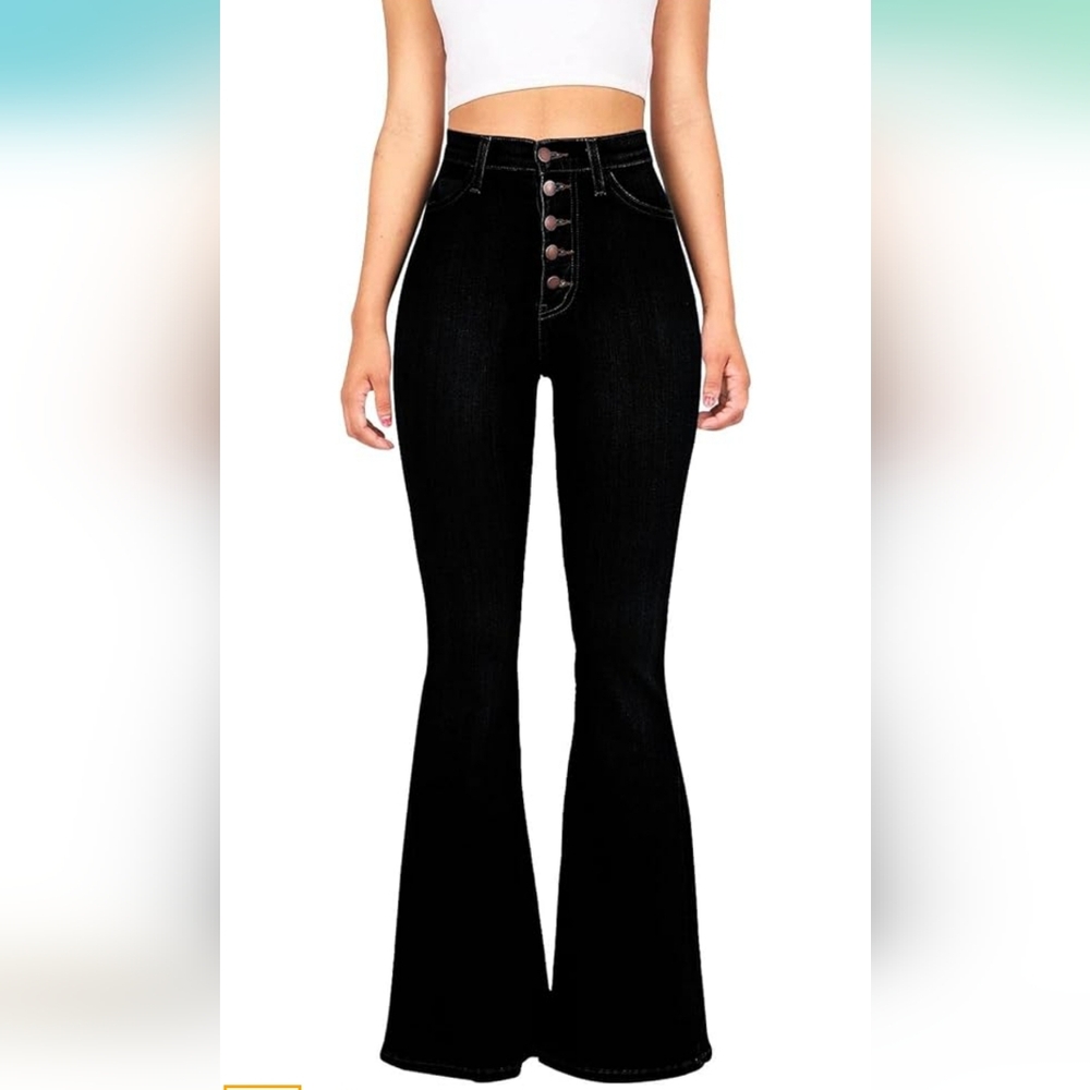 High Waisted bell bottom jeans
